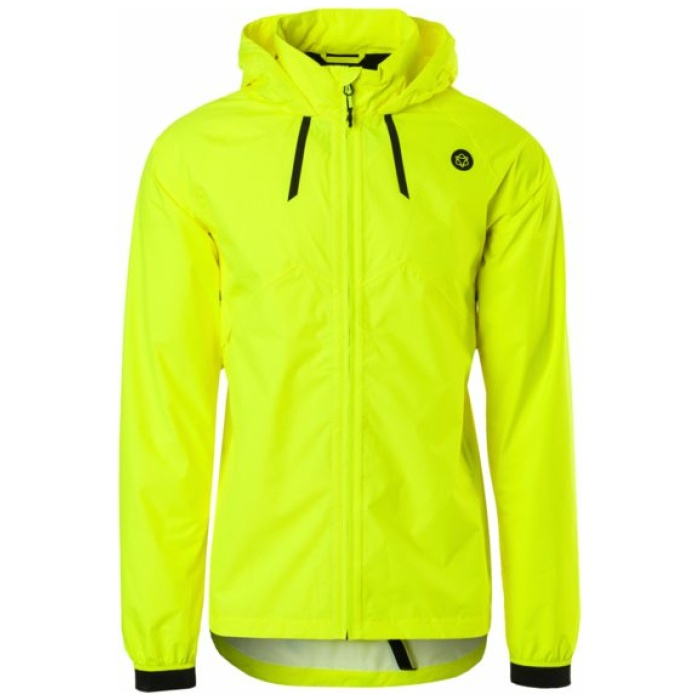 Agu compact rain jacket commuter men hi-vis neon Geel - Afbeelding 8